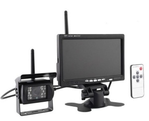 Kit Marsarier Wireless Cu Camera Si Display De 7 inch 12V~24V, K611W Pentru Camioane, Autocare, Bus-uri - Img 2