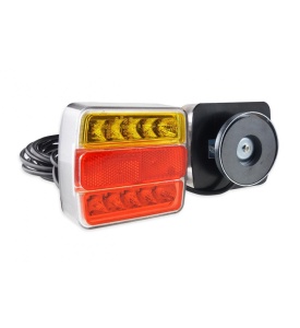 Lampi Magnetice Dreptrunghiulare Pentru Remorca 12V - Img 2