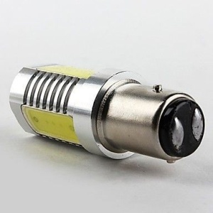 Led Auto Rosu BA15D High Power cu Dubla Intensitate Si Pini Simetrici La 180 Grade - Img 3