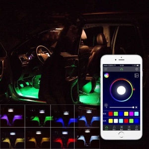 Lumina Ambientala Led RGB cu Bluetooth - Img 2