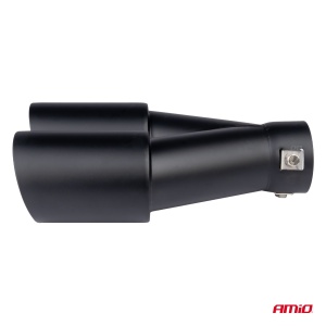 Ornament Toba Esapament Dubla Negru Mat - Img 3