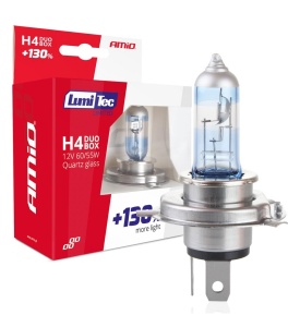 Set 2 Becuri Halogen H4 130% 55W