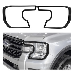 Set 2 Ornamente Faruri Ford Ranger T9 XL XLS Negru Mat - Img 2