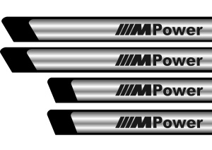 Set Protectii Praguri Crom - M Power