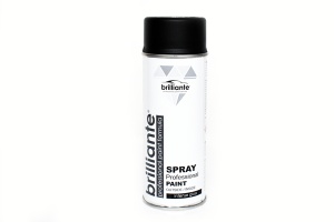 Spray Vopsea Acrilica BRILLIANTE – Negru Mat RAL 9005, 400 ml