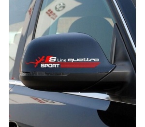 Sticker oglinda S-line Quattro