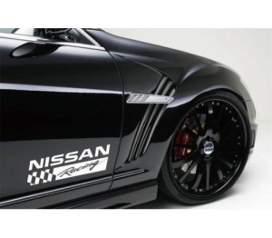 Sticker ornament auto lateral Nissan