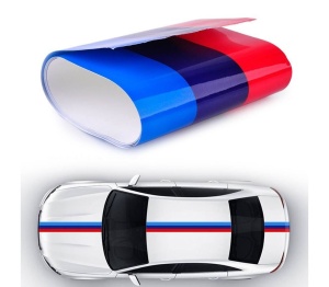 Sticker ornament auto model BMW ///M Power (v7)