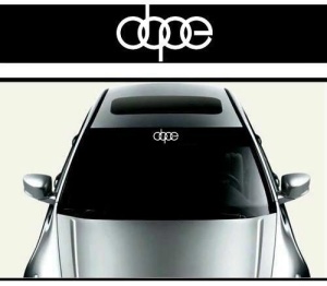 Sticker parasolar auto DOPE