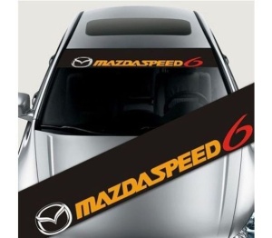 Sticker parasolar auto Mazda Speed