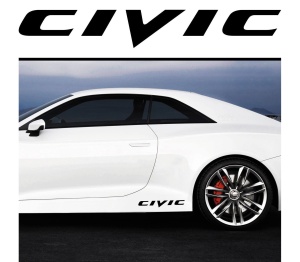 Sticker prag Civic (set 2 buc)