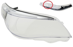 Sticla Far Dreapta Pentru BMW Seria 5 E60/E61 Far Xenon Cu Adaptiv (2004-2007)