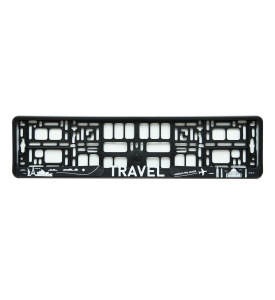 Suport Numar Inmatriculare 4D - Travel