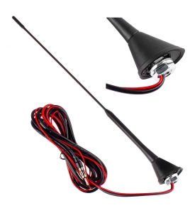 Antena Auto Universala Cu Amplificator 40 CM - Img 1
