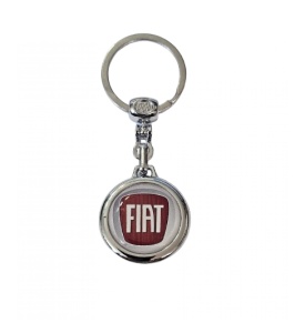Breloc Auto Metalic Silicon Premium Fiat