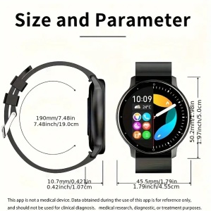 Ceas Smartwatch Fitness ZL02D Android/iOS IP67 Roz - Img 5
