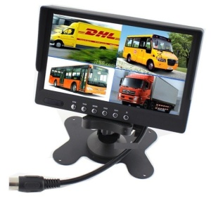 Display Auto De 7 Inch Cu 4 Canale, 12V - 24V, D710 Cu Telecomanda - Img 1