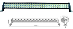 LED Bar Auto Offroad 180W/12V-24V, 13.200 Lumeni, 31,5"/80 cm, Combo Beam 12/60 Grade - Img 2