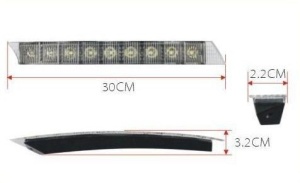 Lumini de zi DRL 9 Led 1W - Img 2