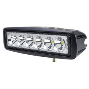 Proiector LED Auto Offroad 18W/12V-24V, 1320 Lumeni, Lungime 16 cm, Spot Beam 25 Grade - Img 2
