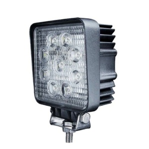 Proiector LED Auto Offroad 27W/12V-24V, 1980 Lumeni, Patrat, Flood Beam 60 Grade - Img 2