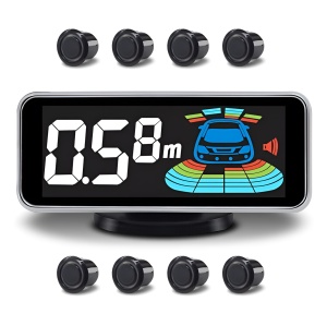 Senzori Parcare Fata Spate Cu Temporizare Cu 8 Senzori Si Display LCD S3068-8 - Img 1