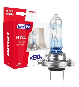 Set 2 Becuri Halogen H7 130% 55W