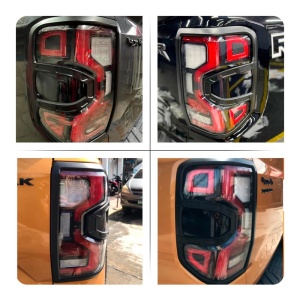 Set 2 Ornamente Stopuri Ford Ranger T9 Wildtrak Negru Mat - Img 5