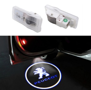 Set 2 Proiectoare Logo Dedicate Peugeot 407