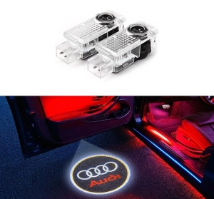 Set 2 Proiectoare Portiera LED Logo Dedicate Audi A3, A4, A5, A6
