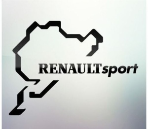 Sticker auto geam Renault