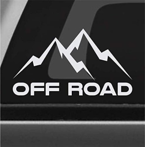 Sticker Auto Offroad Mountain
