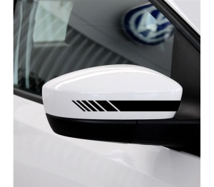 Sticker oglinda Black Stripes