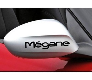 Sticker oglinda Megane
