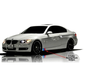 Sticker ornament auto model BMW ///M Power (v4)