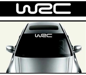 Sticker parasolar auto WRC