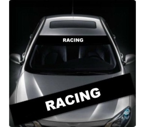Sticker parasolar Racing