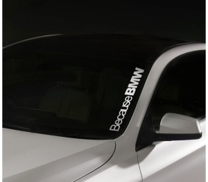 Sticker Parbriz BMW