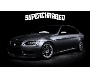 Sticker Parbriz Supercharged