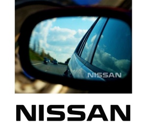 Stickere oglinda Etched Glass - Nissan