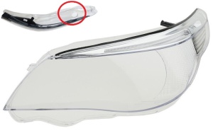 Sticla Far Stanga Pentru BMW Seria 5 E60/E61 Far Xenon Cu Adaptiv (2004-2007)