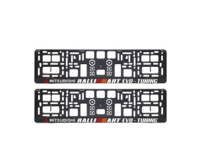 Suporturi Numar Inmatriculare Mitsubishi Ralli Art