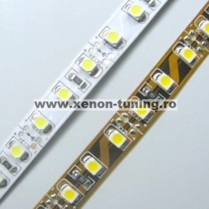 Banda Led Rosie Siliconica (de exterior) 120 SMD-uri 3528/metru