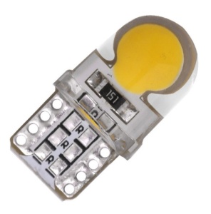 Bec Led T10 (W5W) COB Alb, Rezistent La Apa, Fara Canbus - Img 2