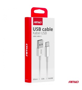 Cablu De Încărcare USB-A - USB-C 2A 100 cm FullLINK - Img 3