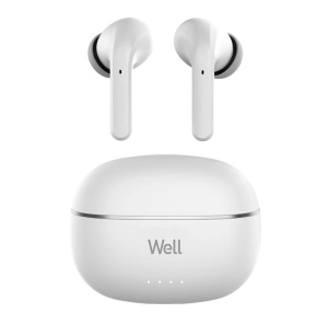 Căști Bluetooth TWS In-Ear Well Shake, Alb, Noise Cancelling (ANC) - Img 1
