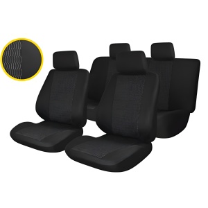 Huse Scaun Auto Profiller Traffic Negru - Set 5 Buc