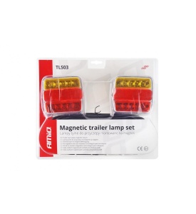 Lampi Magnetice Dreptrunghiulare Pentru Remorca 12V - Img 4