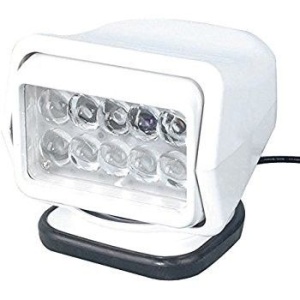 Proiector LED Rotativ cu Telecomanda Wireless 50W, 4000 lumeni, SPOT Beam, Alb