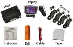 Senzori Parcare Fata Spate Cu 8 Senzori Si Display LCD S500-8 - Img 2